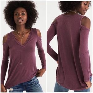 👩‍🌾  AEO Ribbed Soft & Sexy Long Sleeve T